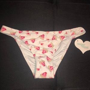 Watermelon and flamingo bikini bottoms